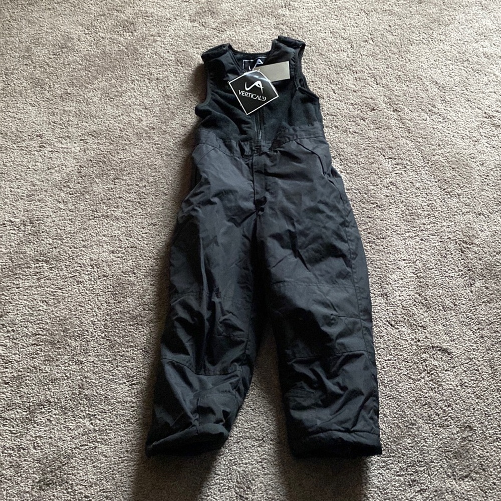 NWT Vertical 9 Black Snow Bib SIZE XXS